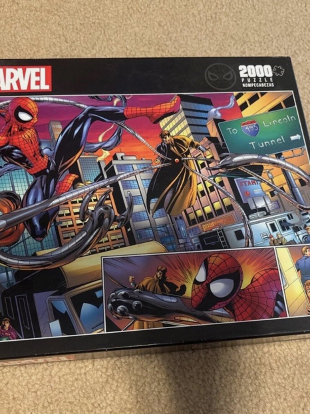 Buffalo Games - Marvel Spider-Man vs. Doctor Octopus - 2000 Piece Jigsaw Puzzle